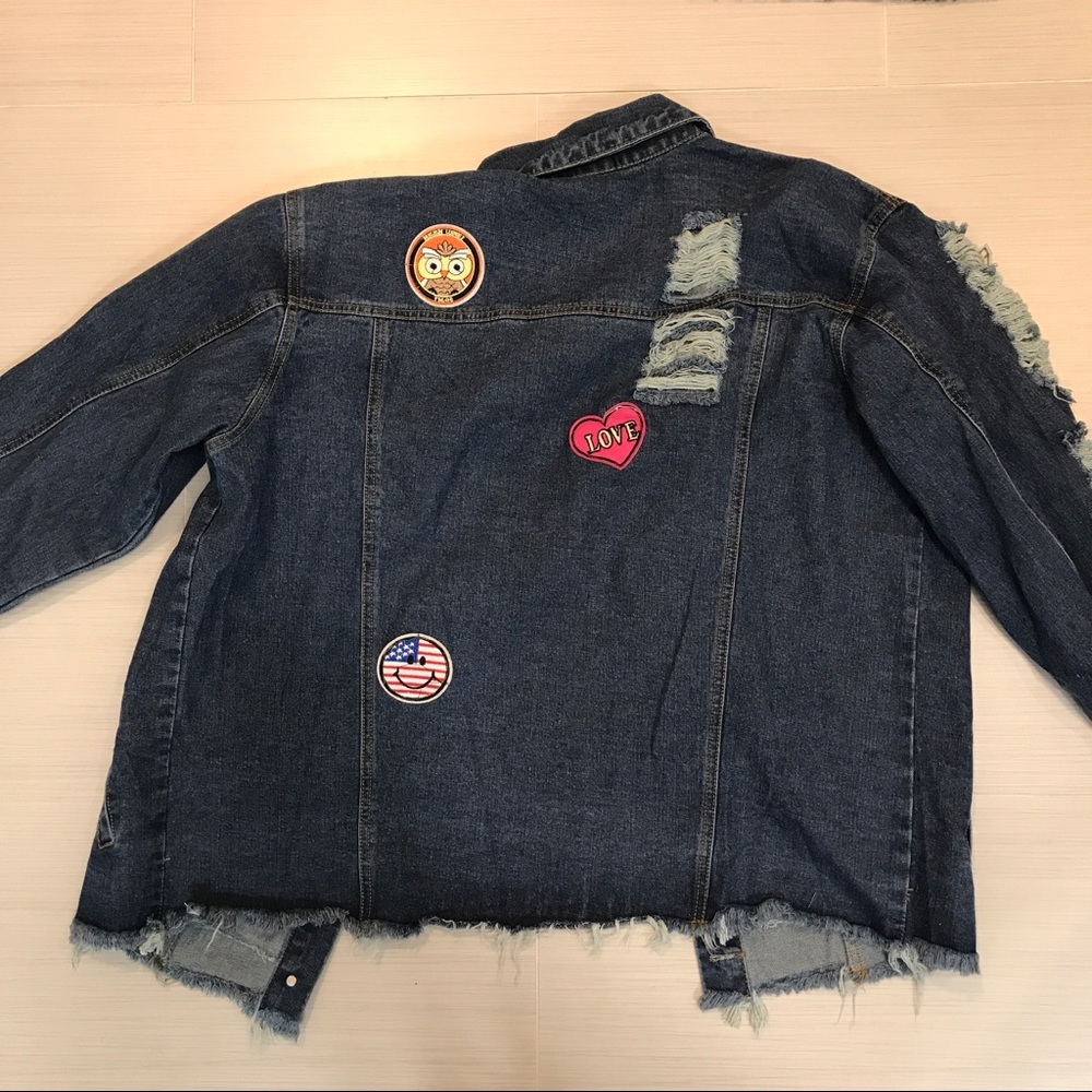 Patched denim jacket - Picture 4 of 4